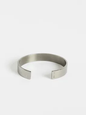 33g Ribbon Bracelet in Sterling Silver with Polished Ruthenium