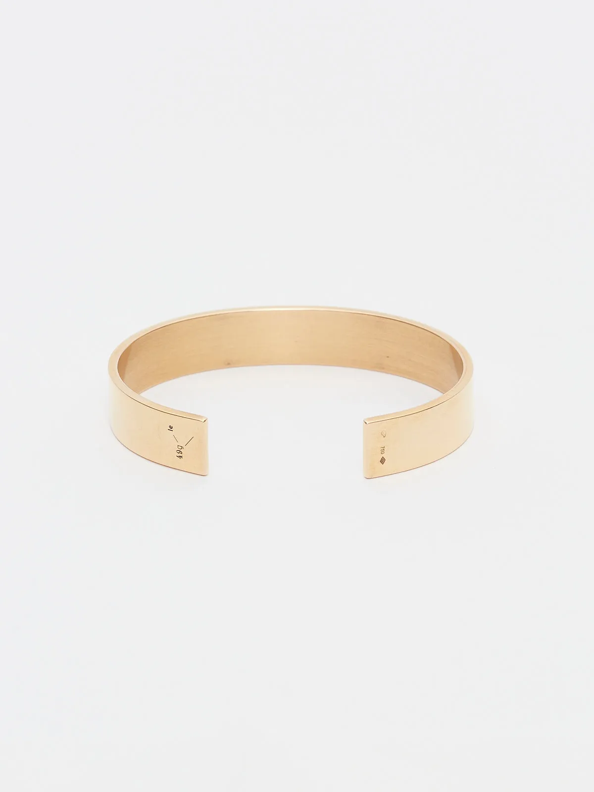 49g Ribbon Bracelet in Polished 18k Red Gold