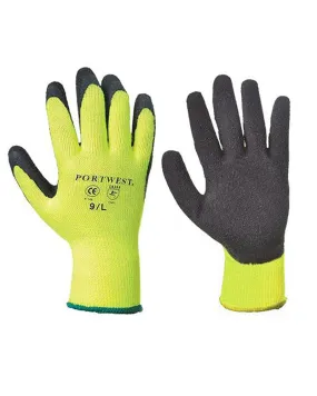 (6/Case) Portwest Yellow Thermal Grip Glove