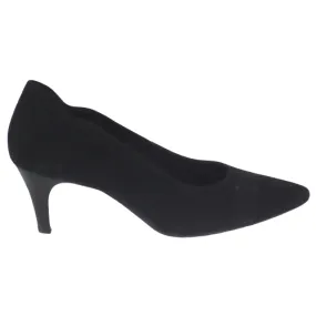 Ara Ladies Wide Fit Pumps - 1252206-01 - Black Suede