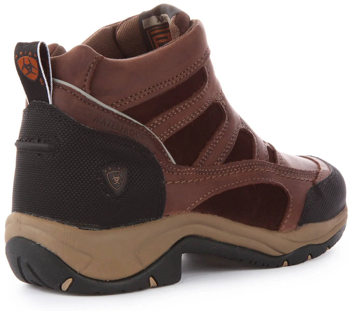 Ariat Terrain Zip H20 In Brown Black For Women