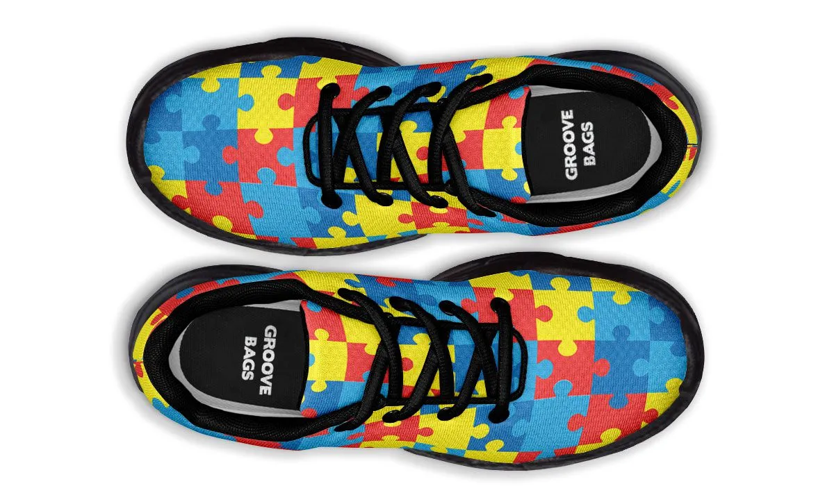 Autism Awareness Chunky Sneakers