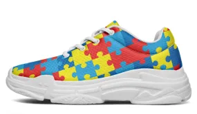 Autism Awareness Chunky Sneakers