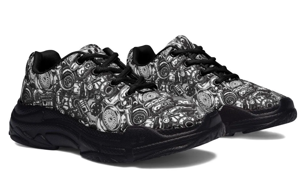 Automobile Parts Chunky Sneakers