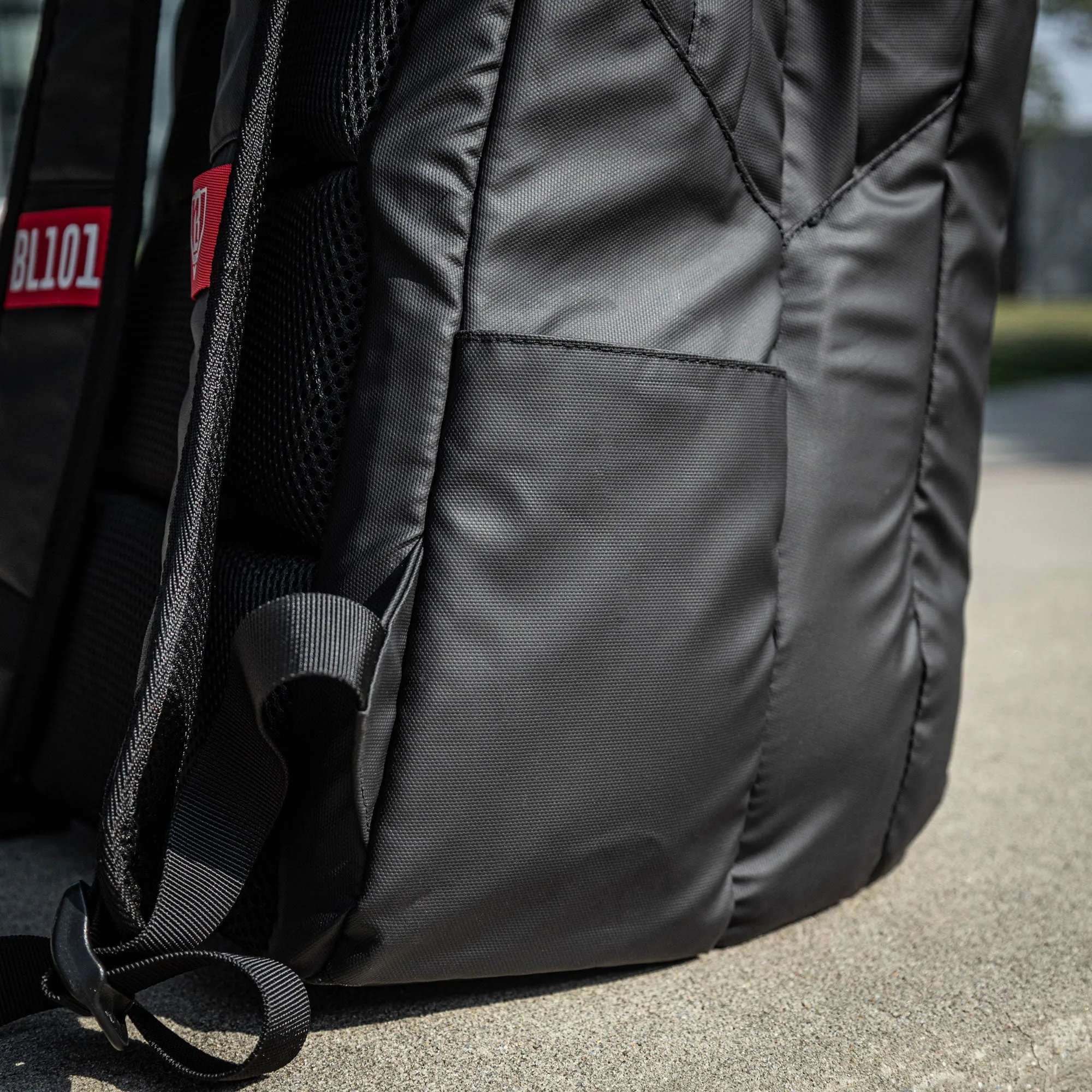 Baseball Seams Backpack - Black