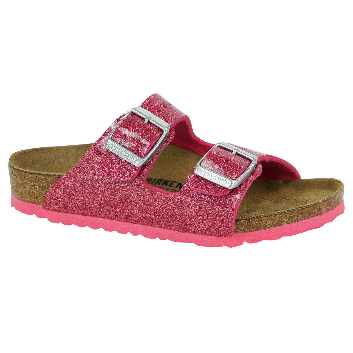 Birkenstock Kids' Arizona Sandals Birko-Flor Magic Galaxy Bright Rose 27 N