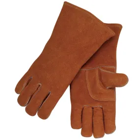 Black Stallion Split Cowhide Stick Glove with Palm Guard - 115