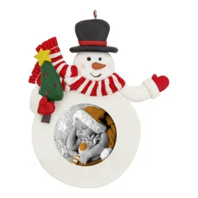 Blank Snowman Christmas Tree Ornament Insert Size 41mm - Pack of 6