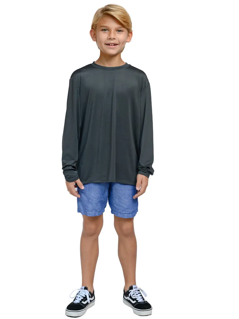 Boys loose fit sun shirt in Tie Dye