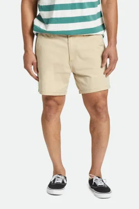 Choice Chino Short 16" | Sand Vintage Wash