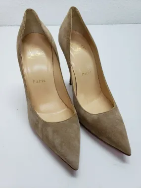 Christian Louboutin So Kate 120 Shoes Pointy Toe Pumps Suede Size 35.5 EU, 5 US