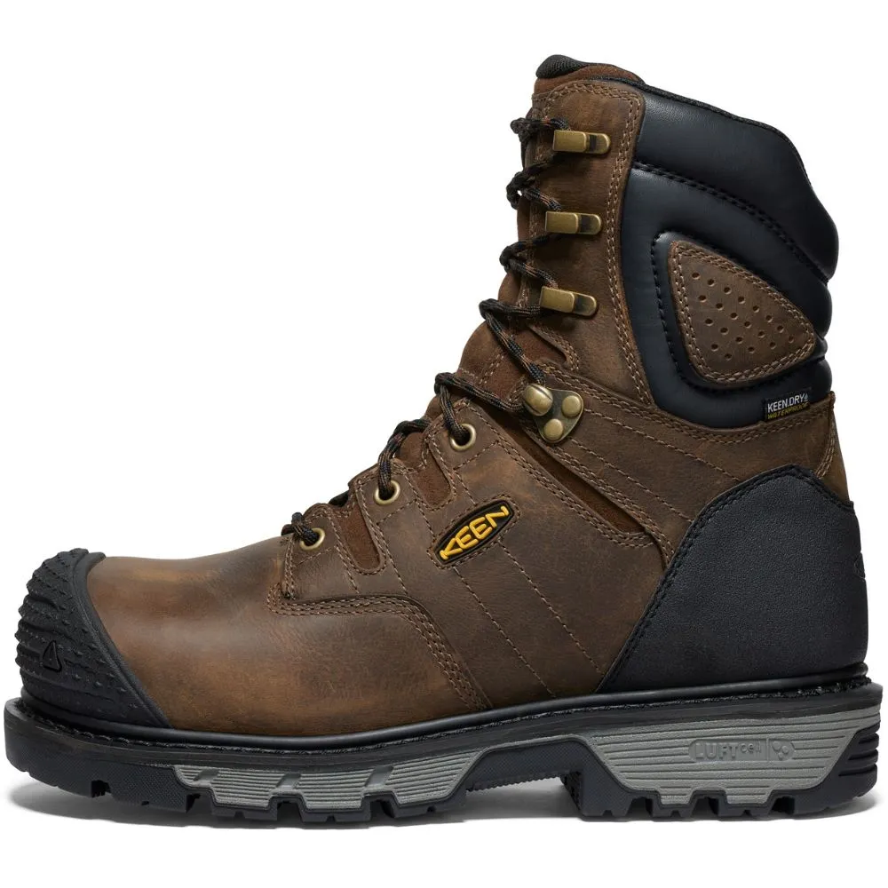 Keen Camden Men's 8 Waterproof Composite Toe Work Boot 1027678 - Brown