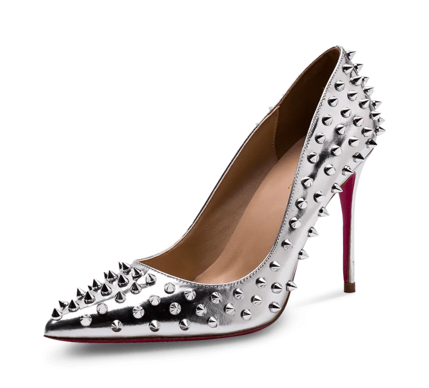 Spikes High Heel Pumps