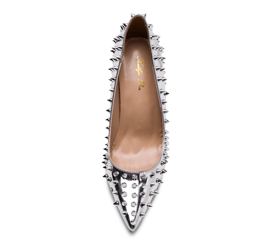 Spikes High Heel Pumps